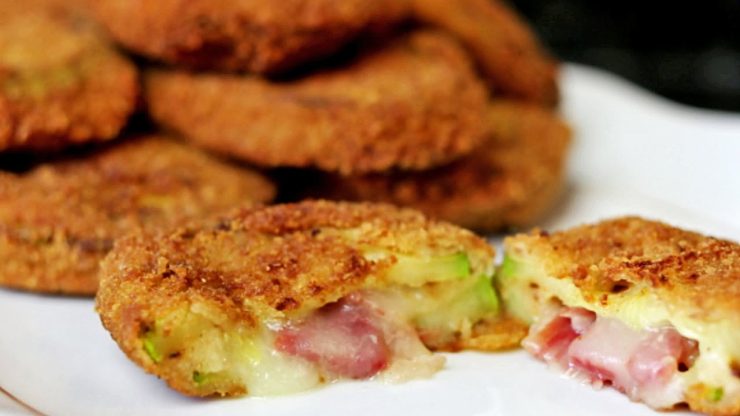 Zucchini Cordon Bleu, unwiderstehlich und mit nur 170 kcal!
