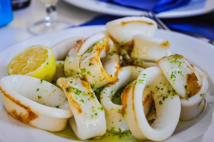 Tintenfisch alla placha: der weichste, den Sie je gegessen haben!