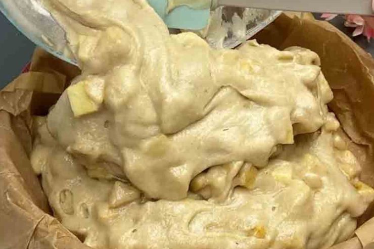 Veganer Apfelkuchen: Du brauchst kein 00 Mehl oder gar Butter. Es hat 190 kcal