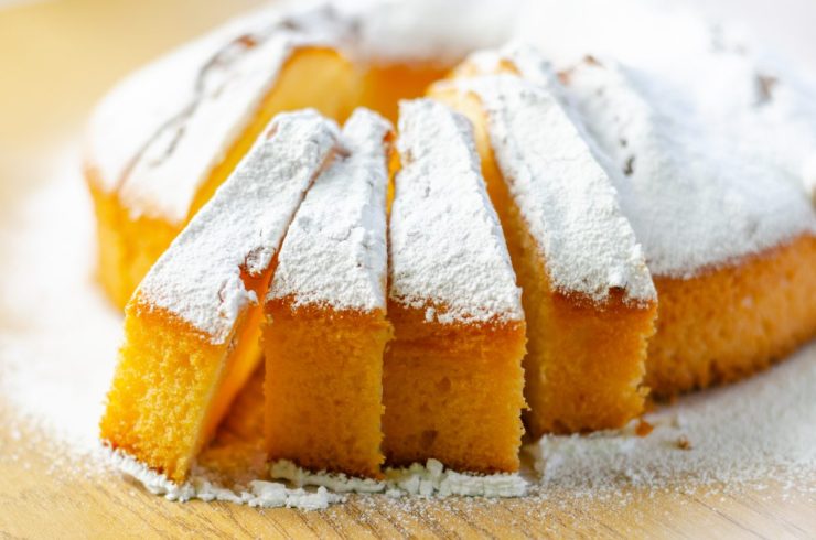 Milchkuchen: er ist weich und diätetisch, er hat nur 180 kcal