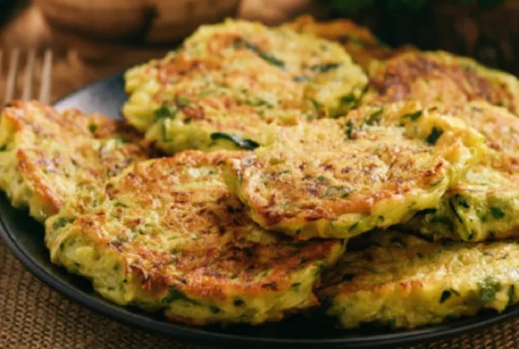 Zucchini-Krapfen: Sie sehen gebraten aus, sind es aber nicht! Sehr leicht, aber mit Geschmack!