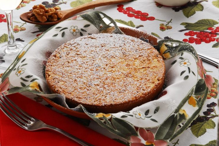 Kürbiskuchen mit Walnüssen: Ich mache ihn mit Vollkornmehl. Hat einen unwiderstehlichen Geschmack