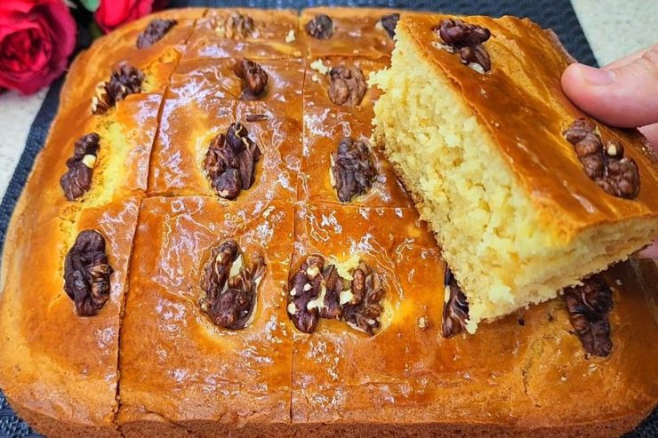 Walnusskuchen ist super einfach: Jeder will dieses seltsame Rezept!