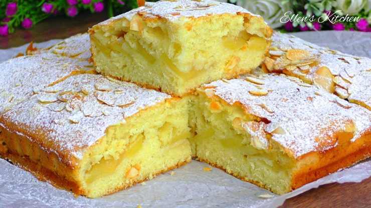Leckerer Apfelkuchen: er ist einfach und unglaublich gut