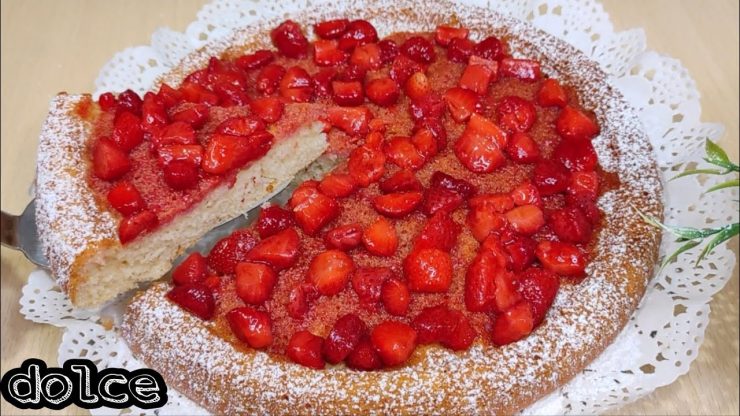 Erdbeerkuchen: er ist so einfach, dass ich ihn jeden Tag zubereite
