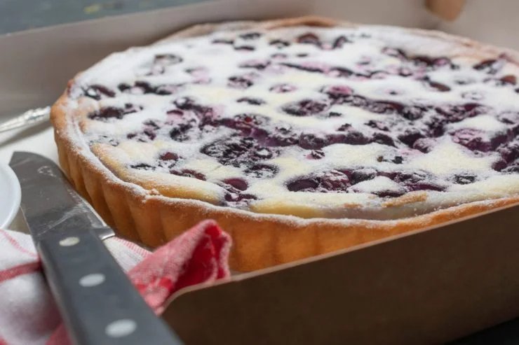 Ricotta-Beeren-Tarte, probieren Sie sie zu Ostern!