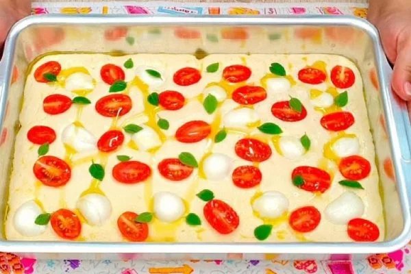 Mediterrane Focaccia: ein ganz einfaches Rezept!