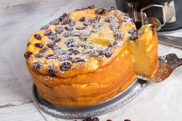 Beeren-Joghurt-Kuchen: lecker, aber kalorienarm!