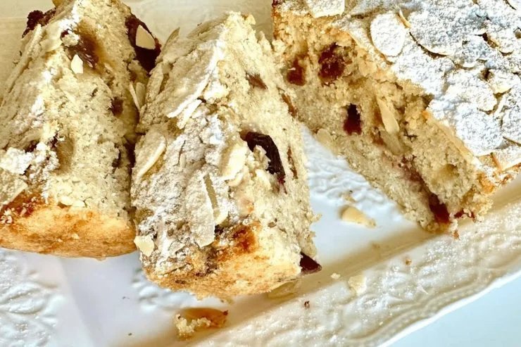 Apfel-Mandel-Pflaumenkuchen: ohne Mehl, Butter und Zucker!