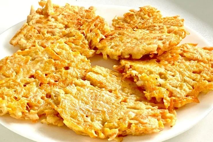 Ich bereite Bauernpfannkuchen ohne Zucker, Milch, Mehl, Butter zu! Nur 79 Kalorien