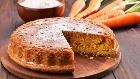 Karottenkuchen, ohne Eier, Milch, Butter. Sehr leicht!