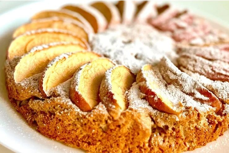 Apfelkuchen: ohne Butter und Mehl, eine Delikatesse!