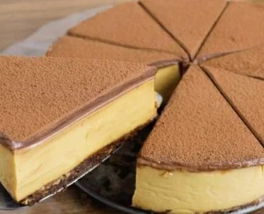 Karamell-Käsekuchen: ein köstliches und sehr sommerliches Dessert!